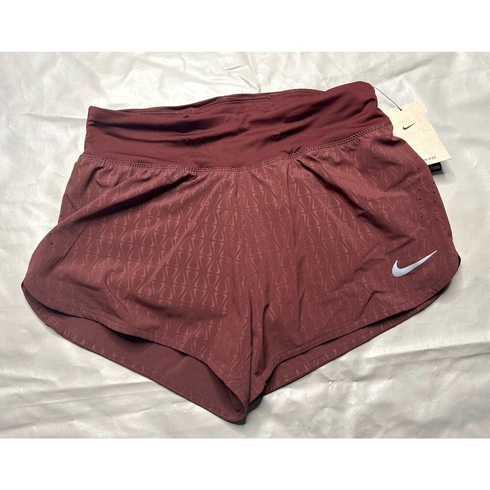 NWT Nike Women's Dri Fit Eclipse Brown Shorts Small